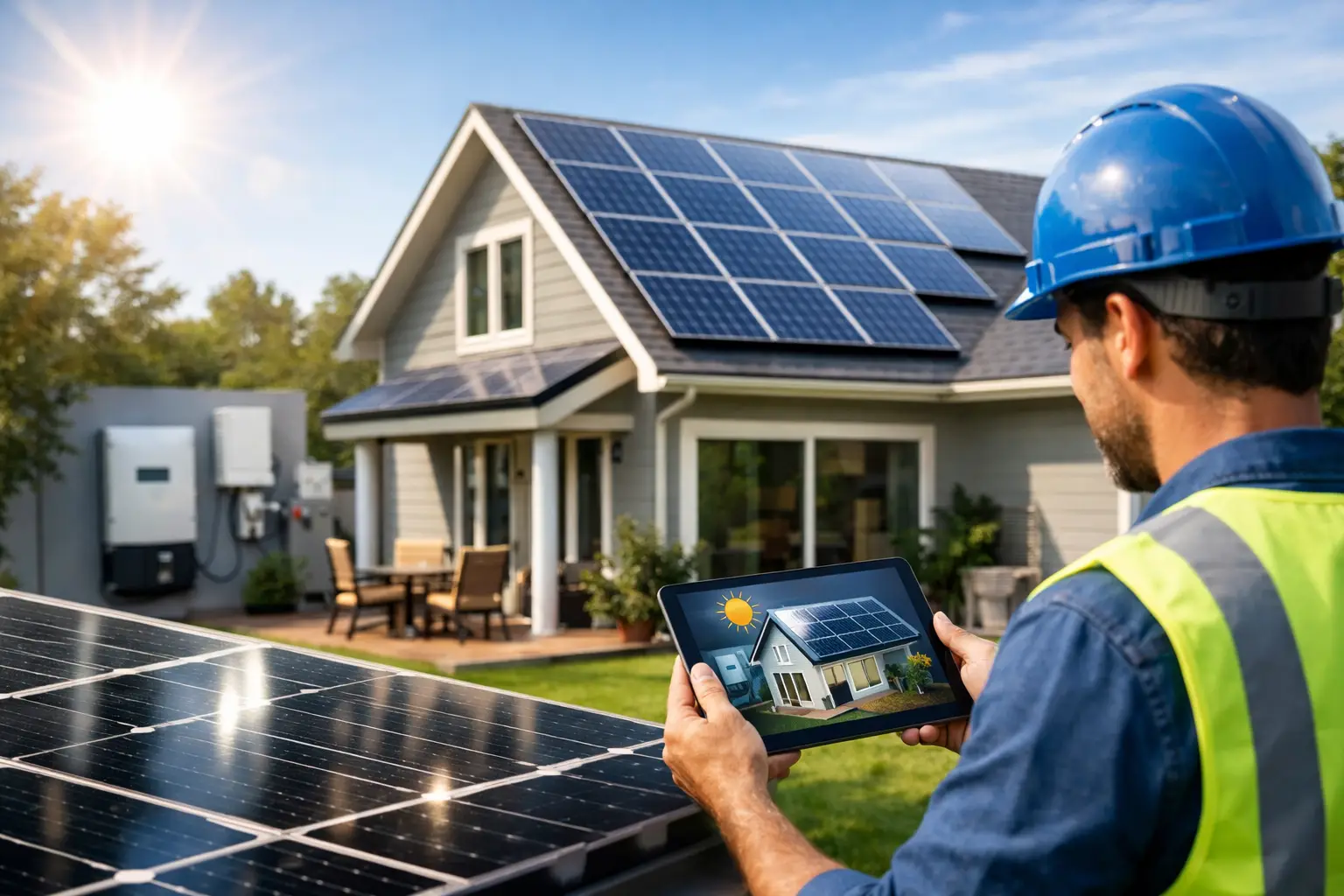 How Domestic Solar Panels Work at Home