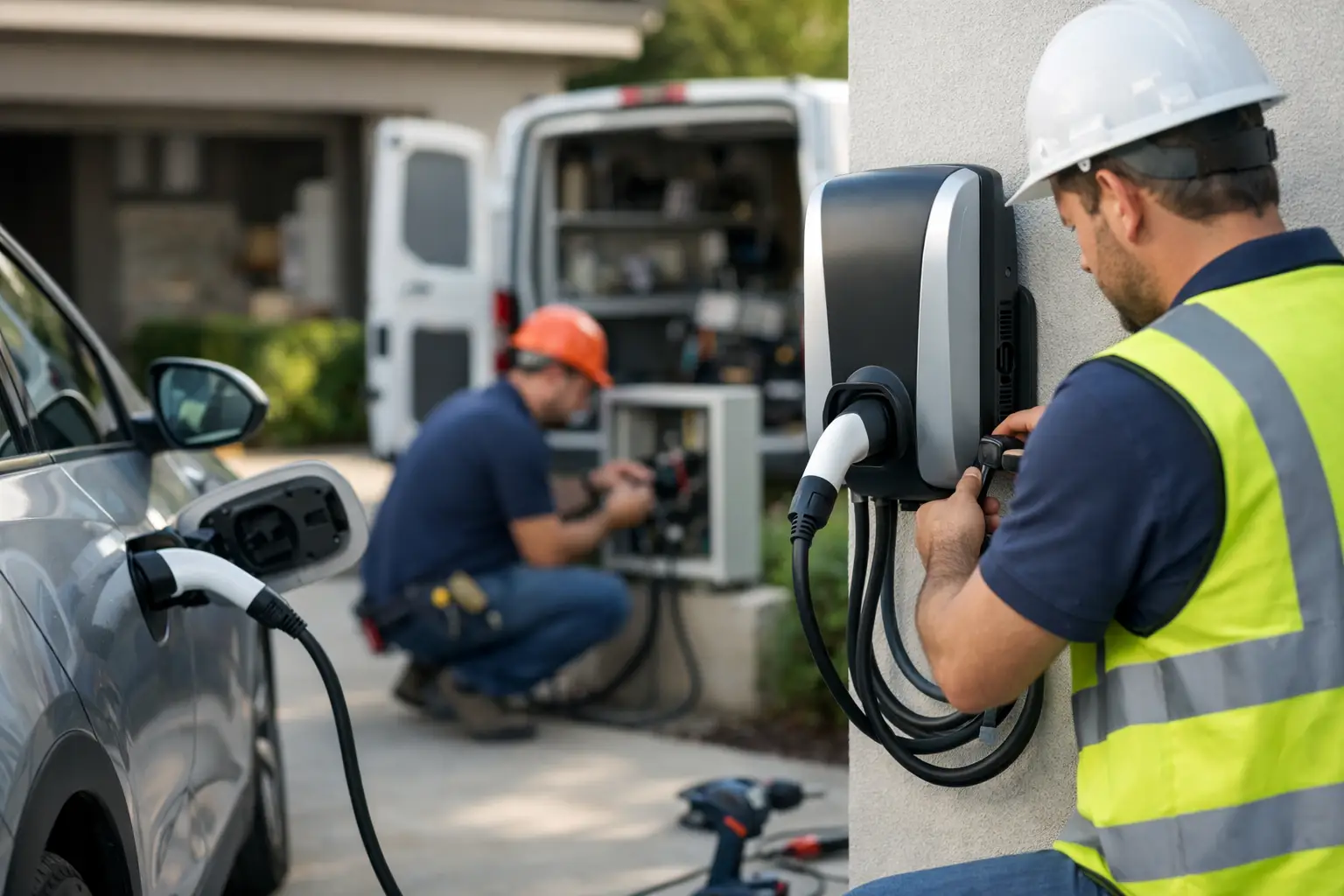 How EV Chargers Are Installed at Your Property